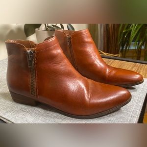 Naturalizer Size 6.5 Blair Booties Saddle Brown